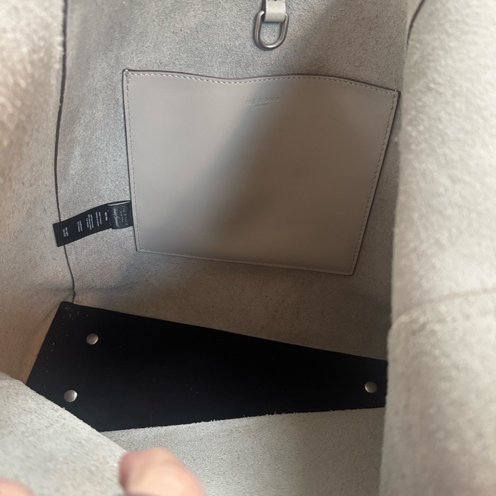 rag & bone Belize Shopper Hobo Shoulder Bag Pebble - Picture 16 of 16